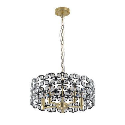 Luxury Round Crystal Chandelier for Living Room_0