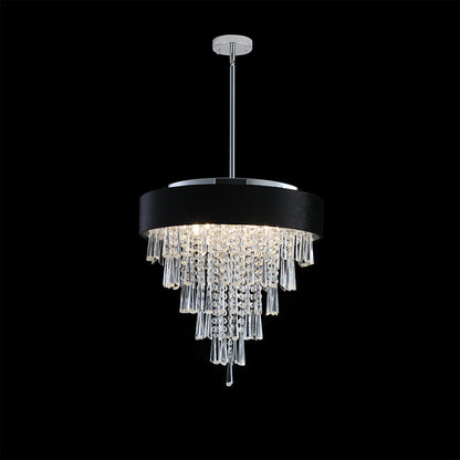 Round Crystal Chandelier - Luxury Living Room Light Fixture_7