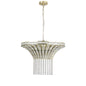 23.6 Inch Wide Crystal Waterfall Chandelier - 8-Light_0