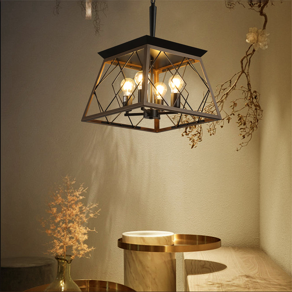 Vintage Farmhouse Chandelier - 4-Light_4