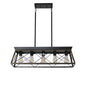 Modern 5-Light Farmhouse Chandelier - Rustic Metal_0