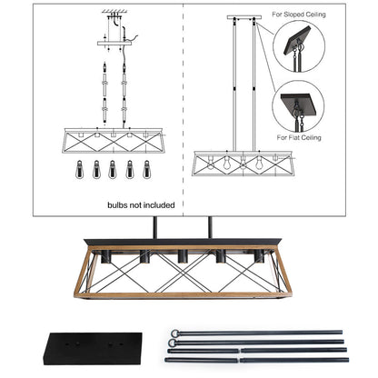 Farmhouse Chandeliers For Dining Room_5