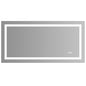 72x36 Inch LED Bathroom Vanity Mirror with Dimmable Lights & Anti-Fog Feature_0