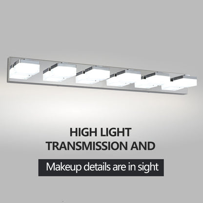 6-Light Chrome LED Modern Vanity Light Fixture for Bathroom & Makeup Table_5