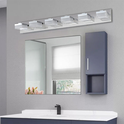 6-Light Chrome LED Modern Vanity Light Fixture for Bathroom & Makeup Table_1