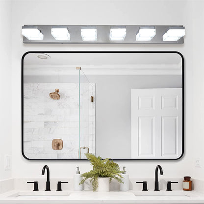 6-Light Chrome LED Modern Vanity Light Fixture for Bathroom & Makeup Table_2