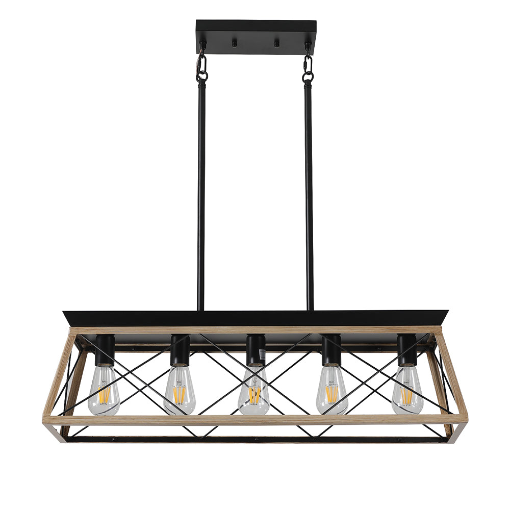 Rustic 5-Light Farmhouse Chandelier_0