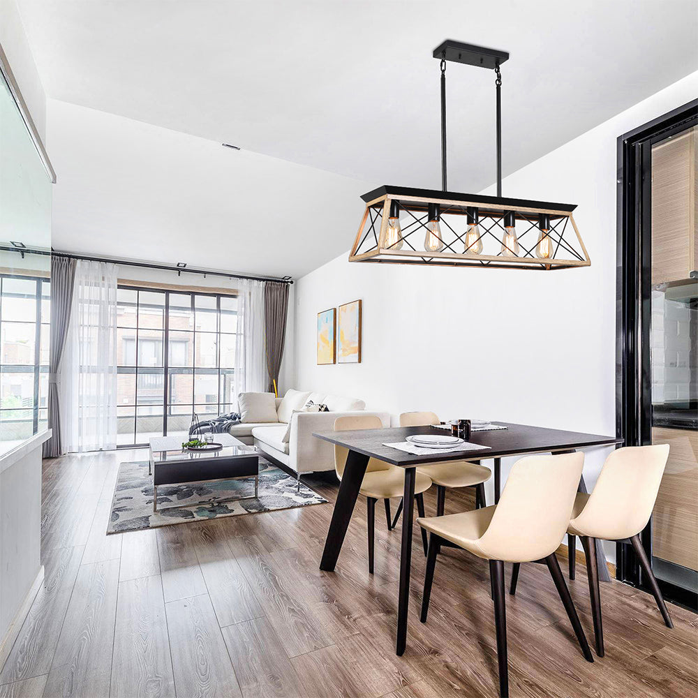 Rustic 5-Light Farmhouse Chandelier_4
