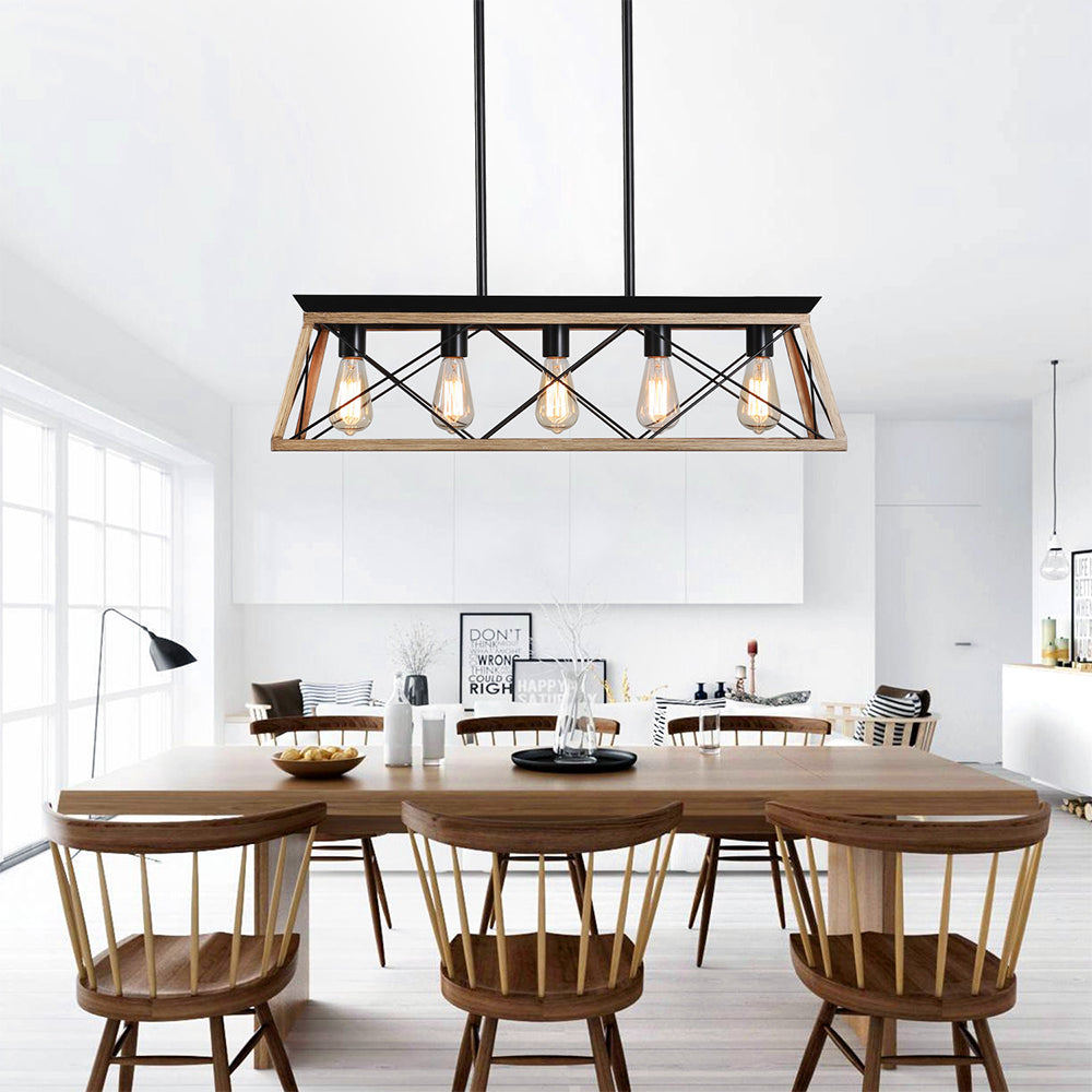 Rustic 5-Light Farmhouse Chandelier_1