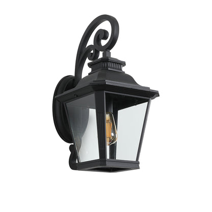 Large Outdoor Wall Sconces with Clear Glass_0