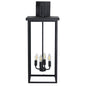 4-Bulbs Outdoor Wall Light - Black_0