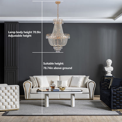 Luxury Gold Crystal Chandelier_7