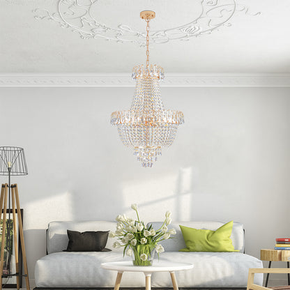 Luxury Gold Crystal Chandelier_3