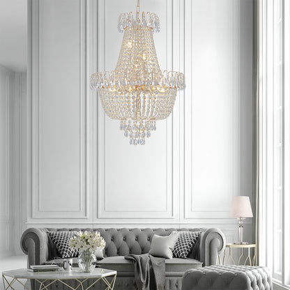 Luxury Gold Crystal Chandelier_2