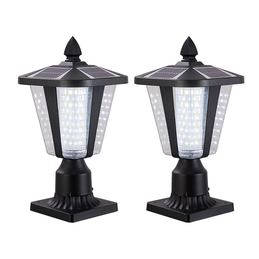Solar Column Headlights With Dimmable LED_0
