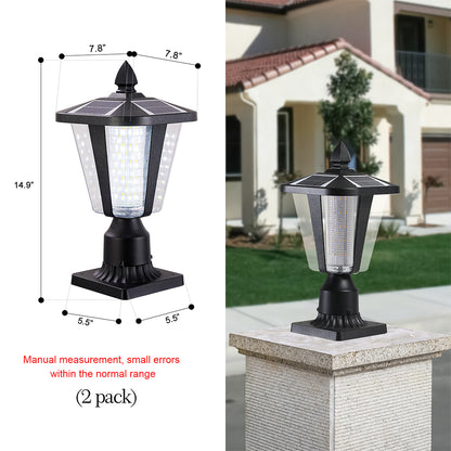 Solar Column Headlights With Dimmable LED_8