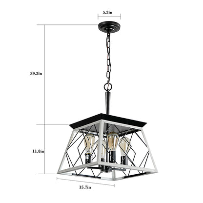 4-Light Farmhouse Chandelier_6