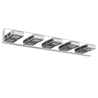 5-Light LED Modern Mirror Light in Chrome_0