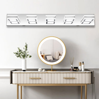 5-Light LED Modern Mirror Light in Chrome_3