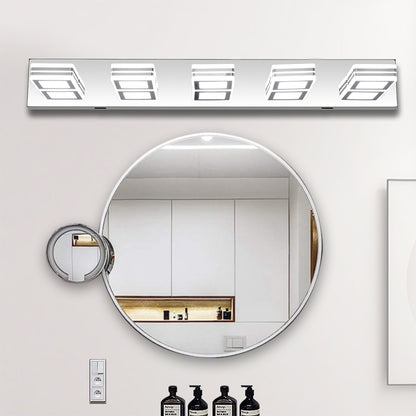 5-Light LED Modern Mirror Light in Chrome_2