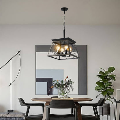 4-Light Vintage Farmhouse Chandelier_5
