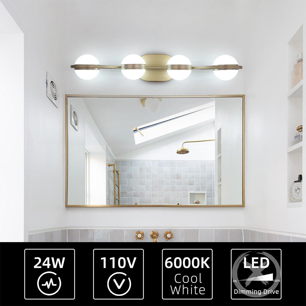 4-LED Bulbs Vanity Lights for Bathroom_5