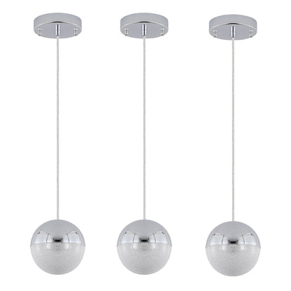Pendant Light with Dimmable LED - Chrome_0