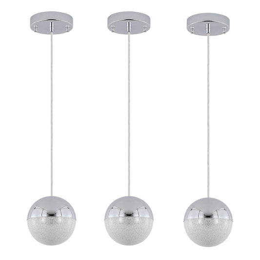Pendant Light with Dimmable LED - Chrome_0