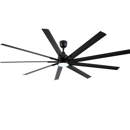 84-Inch Super Large Ceiling Fan with Remote Control - Black_0