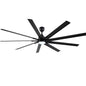 84-Inch Super Large Ceiling Fan with Remote Control - Black_0