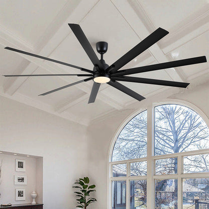 84-Inch Super Large Ceiling Fan with Remote Control - Black_3