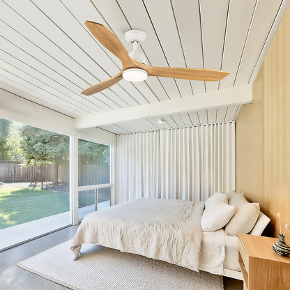 52-Inch Integrated LED Ceiling Fan - Beige_6