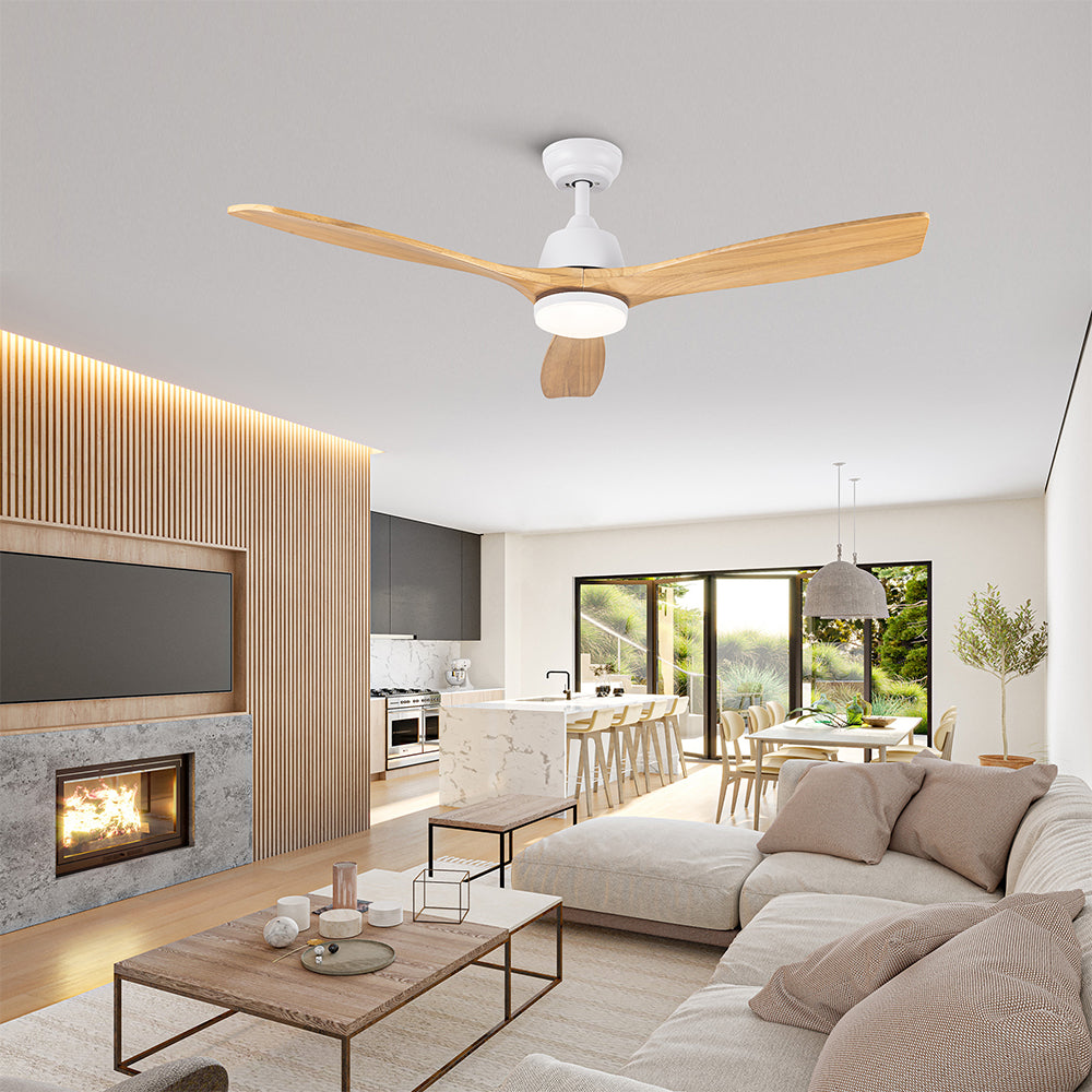 52-Inch Integrated LED Ceiling Fan - Beige_8