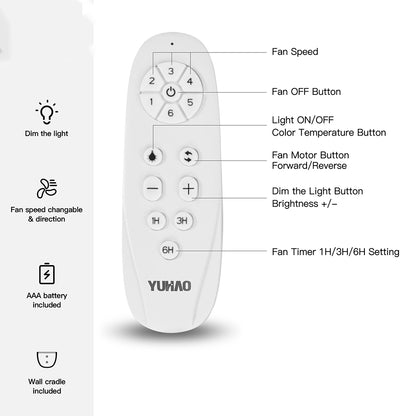 52-Inch Integrated LED Ceiling Fan_7