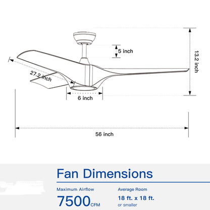 56-Inch Integrated LED Ceiling Fan_12