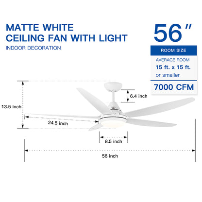56-Inch Integrated LED Ceiling Fan Lighting_10