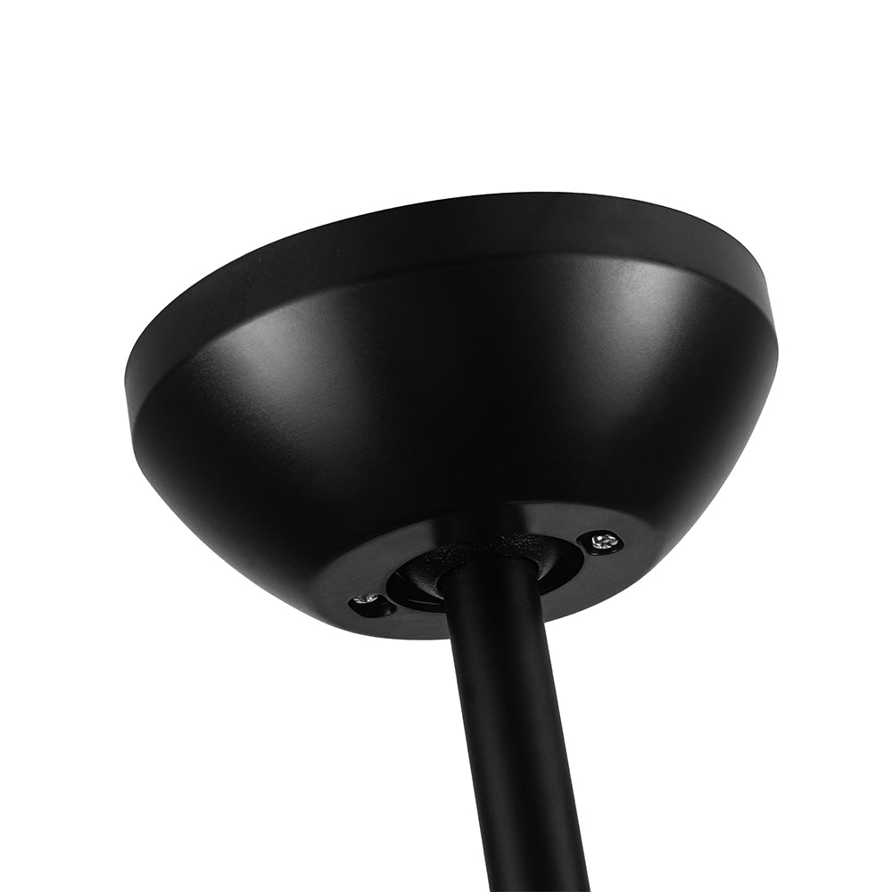 56-Inch Integrated LED Ceiling Fan Lighting - Black & Brown_10