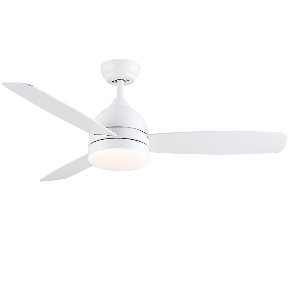 48-Inch Smart Integrated LED Ceiling Fan - White_0