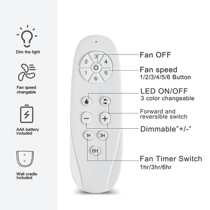 48-Inch Smart Integrated LED Ceiling Fan - White_5