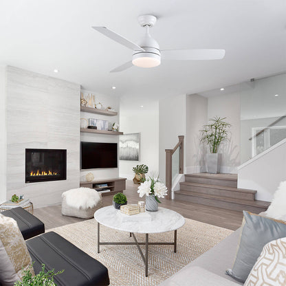 48-Inch Smart Integrated LED Ceiling Fan - White_3