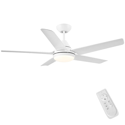48-Inch Integrated LED Ceiling Fan Lighting - White_8