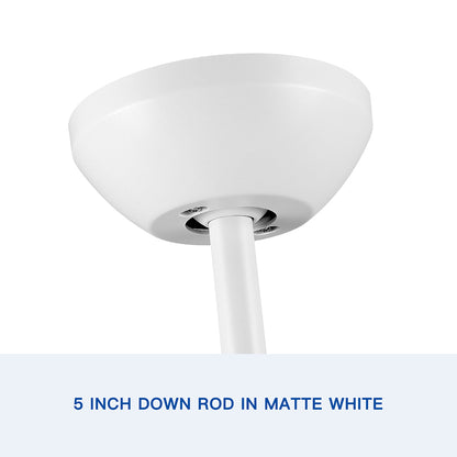 48-Inch Integrated LED Ceiling Fan Lighting - White_7