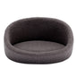 Pet Sofa Solid Wood Frame Cashmere Cover Medium Grey_0