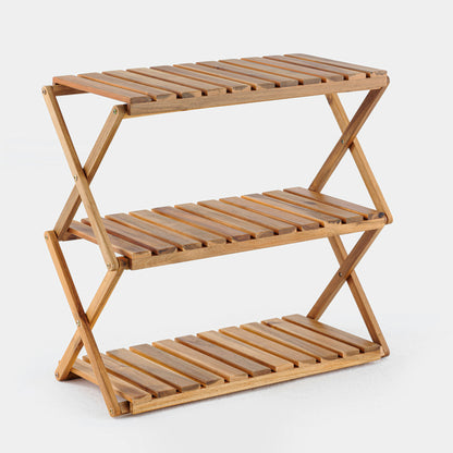 Acacia 3-Tier Foldable Wooden Stand Natural_5