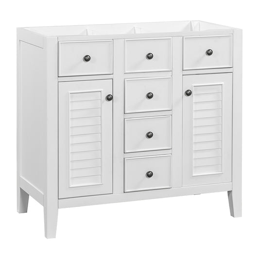 Bathroom Vanity Base  - White_0