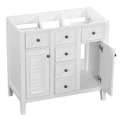 Bathroom Vanity Base  - White_4