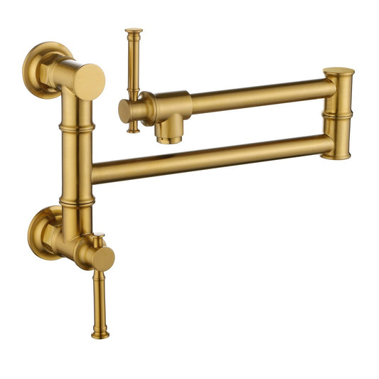 Pot Filler Faucet Wall Mount Pot Filler Faucet - Gold_0