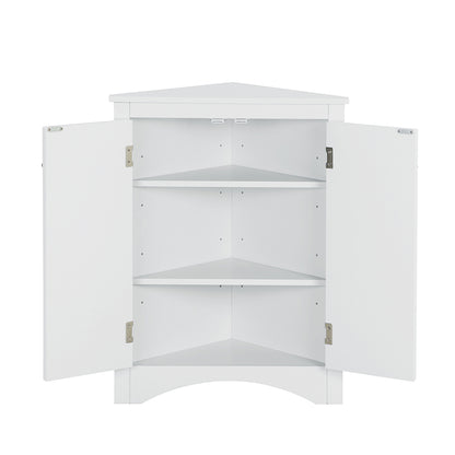 Triangle Freestanding Cabinet - White_7