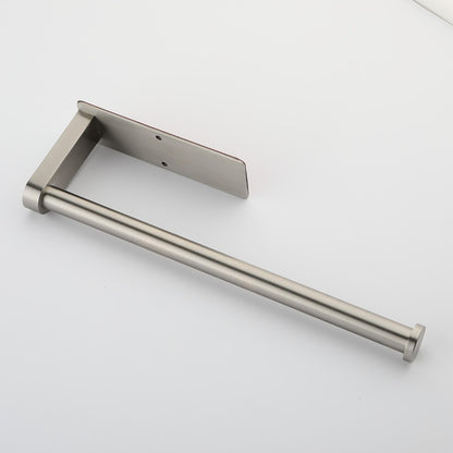 Paper Towel Holder Set 12-Inch 2 Pack Versatile Under Cabinet Mounting - Brushed Nickel_2