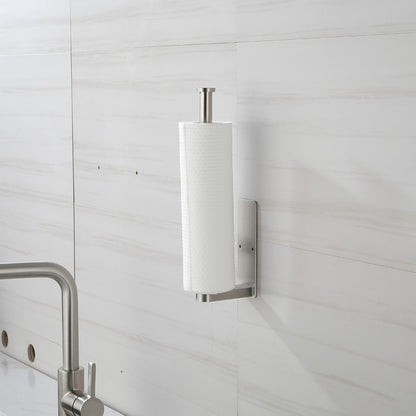 Paper Towel Holder Set 12-Inch 2 Pack Versatile Under Cabinet Mounting - Brushed Nickel_4
